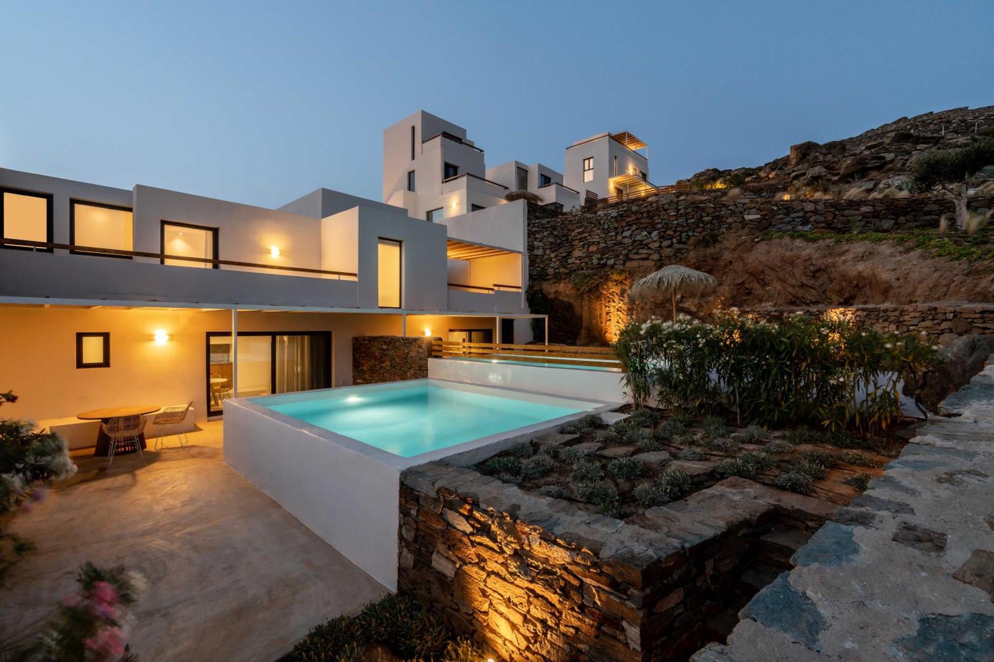 Aura Villas Tinos Ájosz Romanósz Kültér fotó